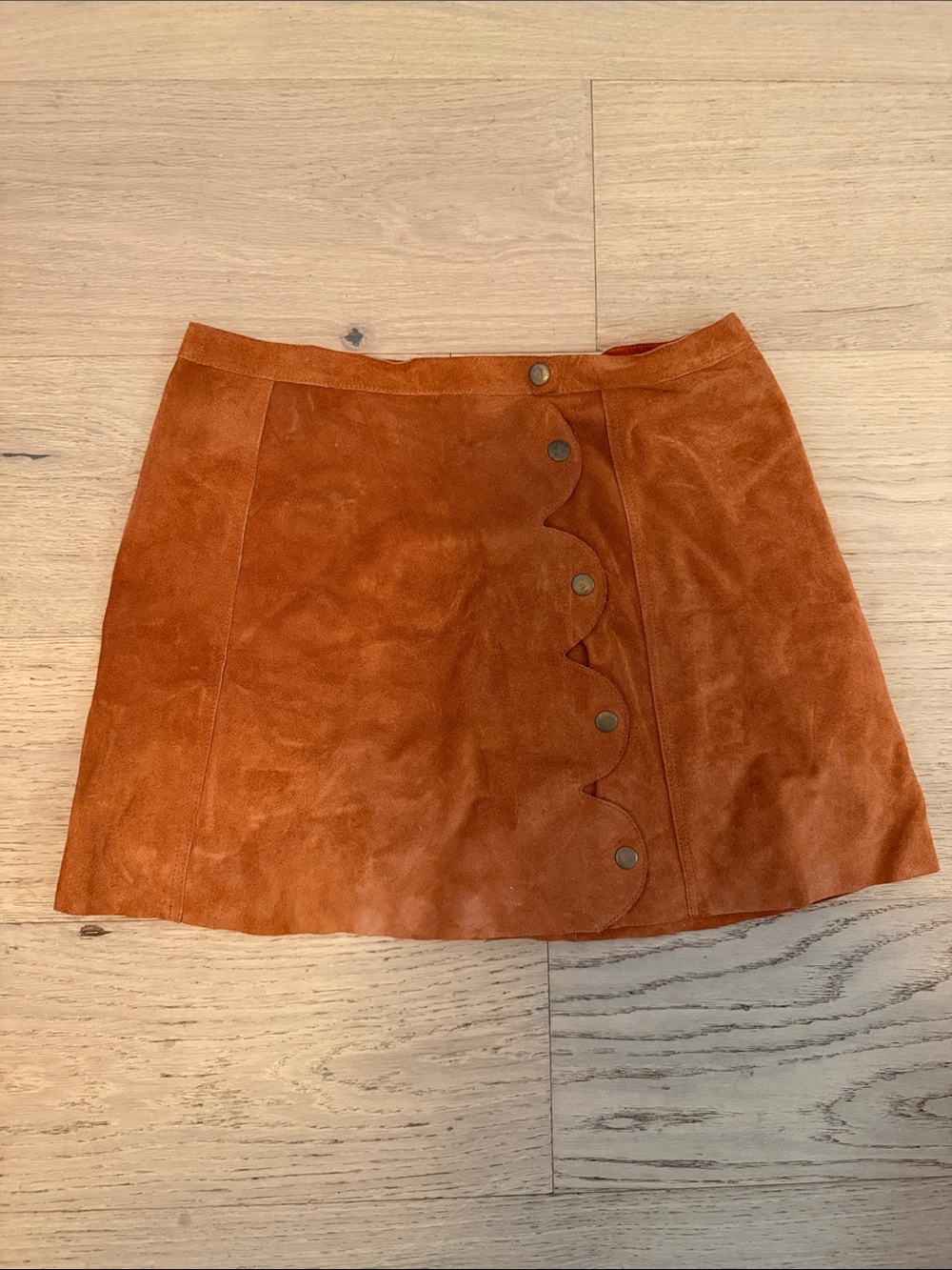 FREE PEOPLE SUEDE SKIRT